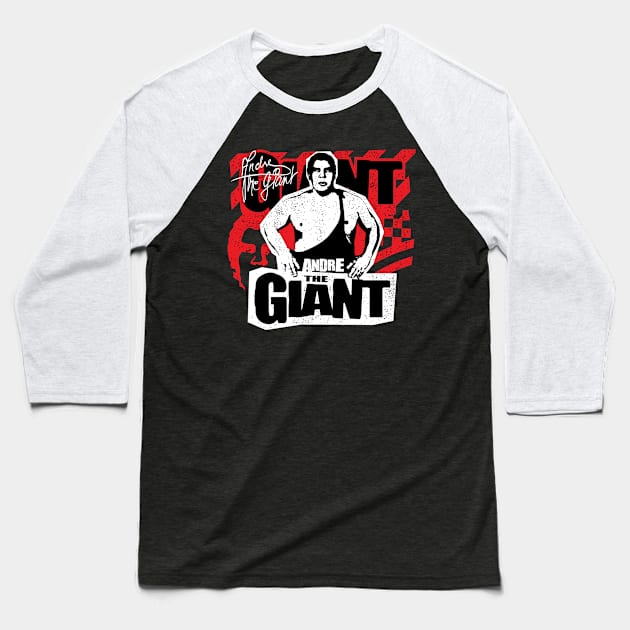 Andre the giant Baseball T-Shirt by THEVARIO